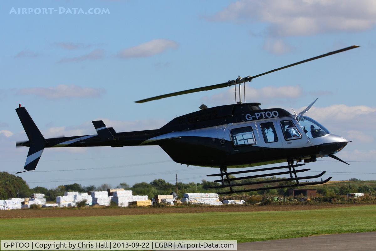 G-PTOO, 1995 Bell 206L-4 LongRanger IV LongRanger C/N 52132, at Breighton's Heli Fly-in, 2013