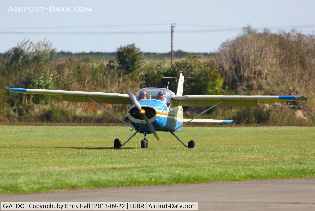 G-ATDO, 1965 Bolkow Bo-208C Junior C/N 576, at Breighton's Heli Fly-in, 2013