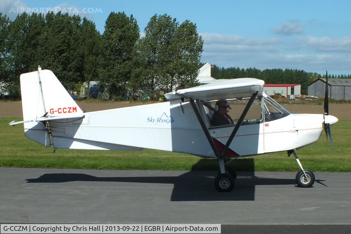 G-CCZM, 2004 Skyranger 912S(1) C/N BMAA/HB/372, at Breighton's Heli Fly-in, 2013