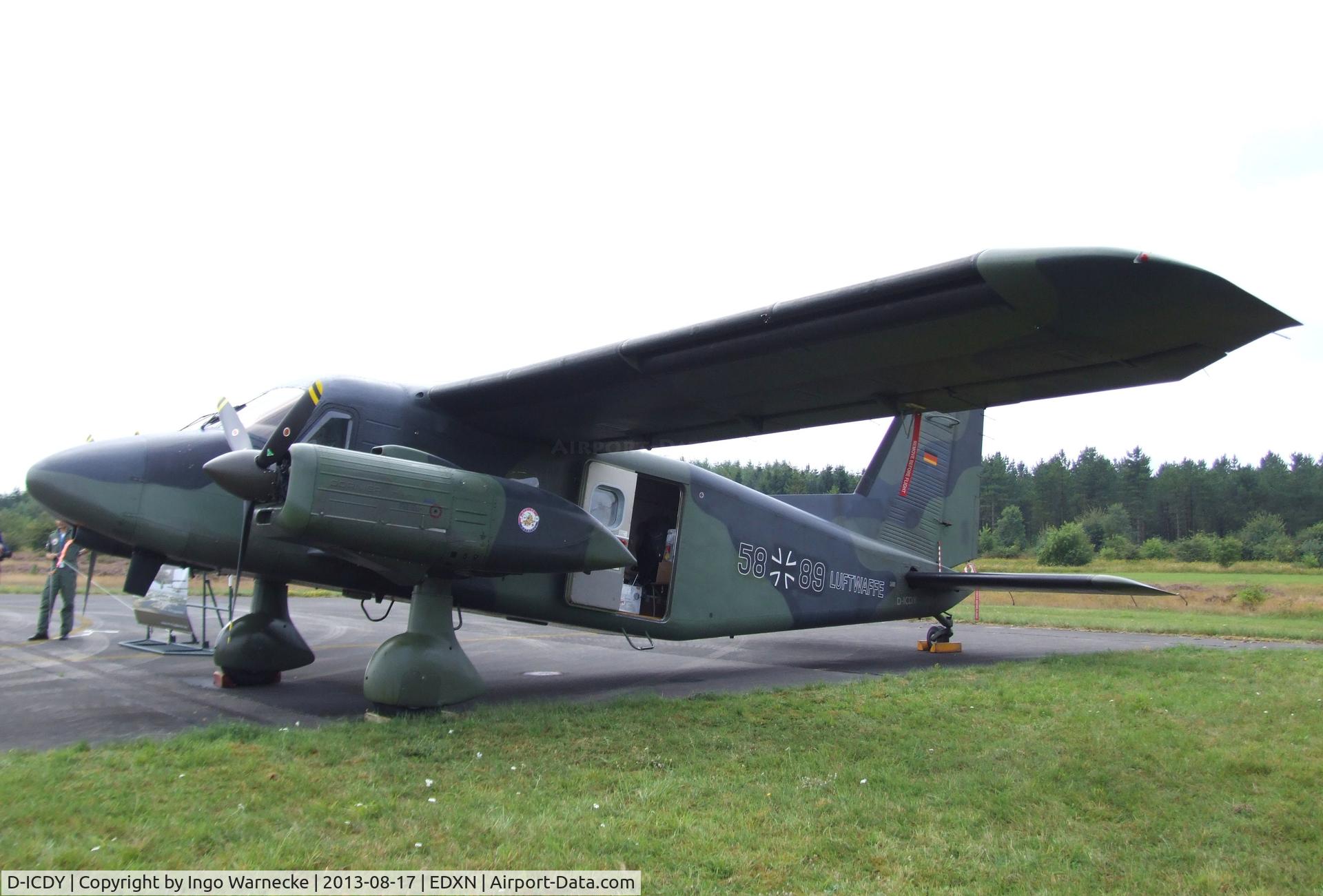 D-ICDY, Dornier Do-28D-2 Skyservant C/N 4164, Dornier Do 28D-2 Skyservant at the Spottersday of the Nordholz Airday 2013 celebrationg 100 Years of German Naval Aviation at Nordholz Naval Aviation Base