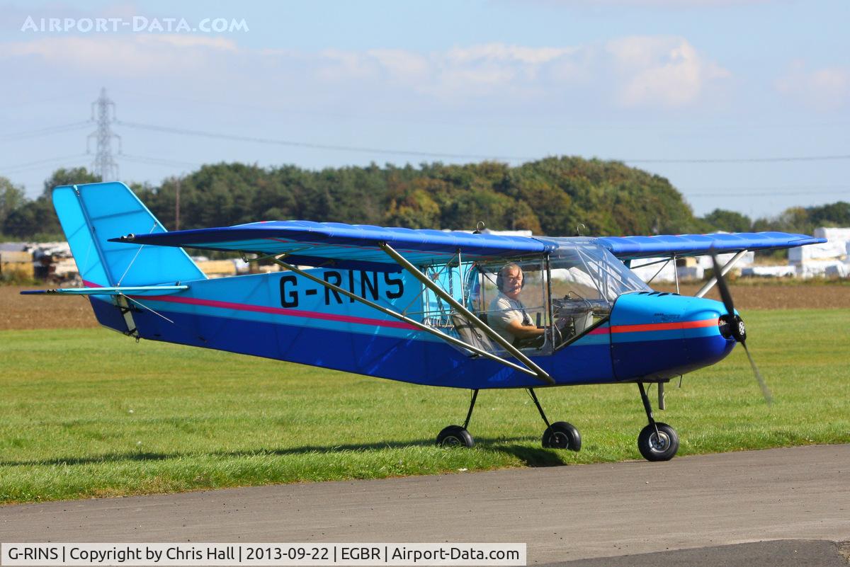 G-RINS, 1999 Rans S-6ESA Coyote II C/N PFA 204-13361, at Breighton's Heli Fly-in, 2013