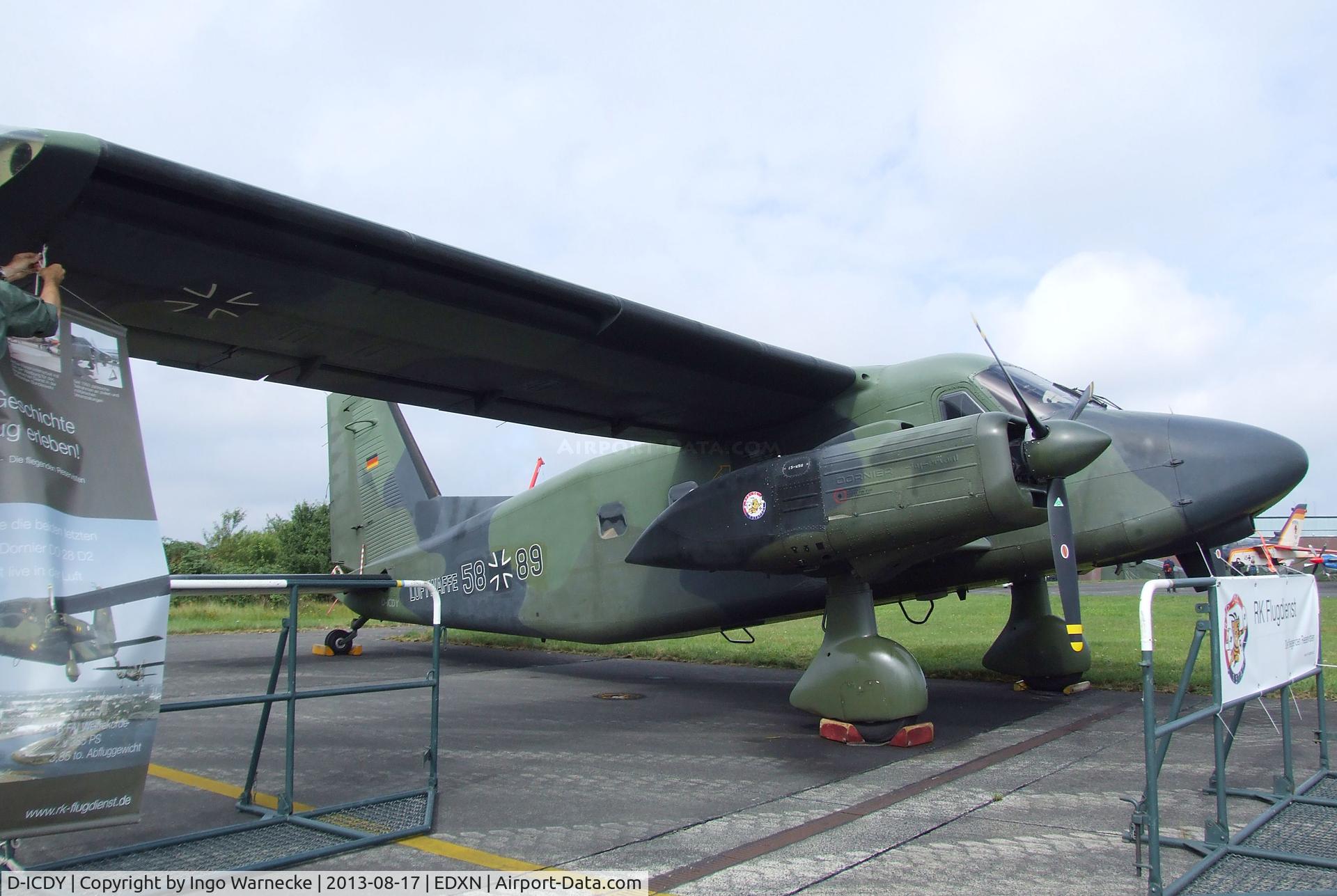 D-ICDY, Dornier Do-28D-2 Skyservant C/N 4164, Dornier Do 28D-2 Skyservant at the Spottersday of the Nordholz Airday 2013 celebrationg 100 Years of German Naval Aviation at Nordholz Naval Aviation Base