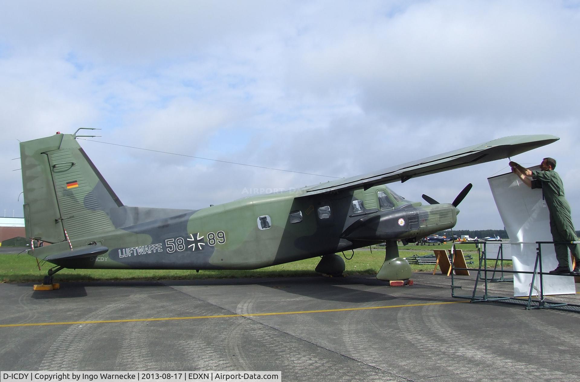 D-ICDY, Dornier Do-28D-2 Skyservant C/N 4164, Dornier Do 28D-2 Skyservant at the Spottersday of the Nordholz Airday 2013 celebrationg 100 Years of German Naval Aviation at Nordholz Naval Aviation Base