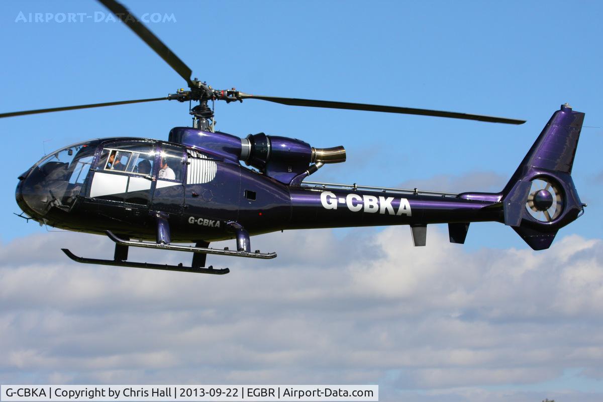 G-CBKA, 1978 Westland SA-341D Gazelle HT3 C/N WA1746, at Breighton's Heli Fly-in, 2013