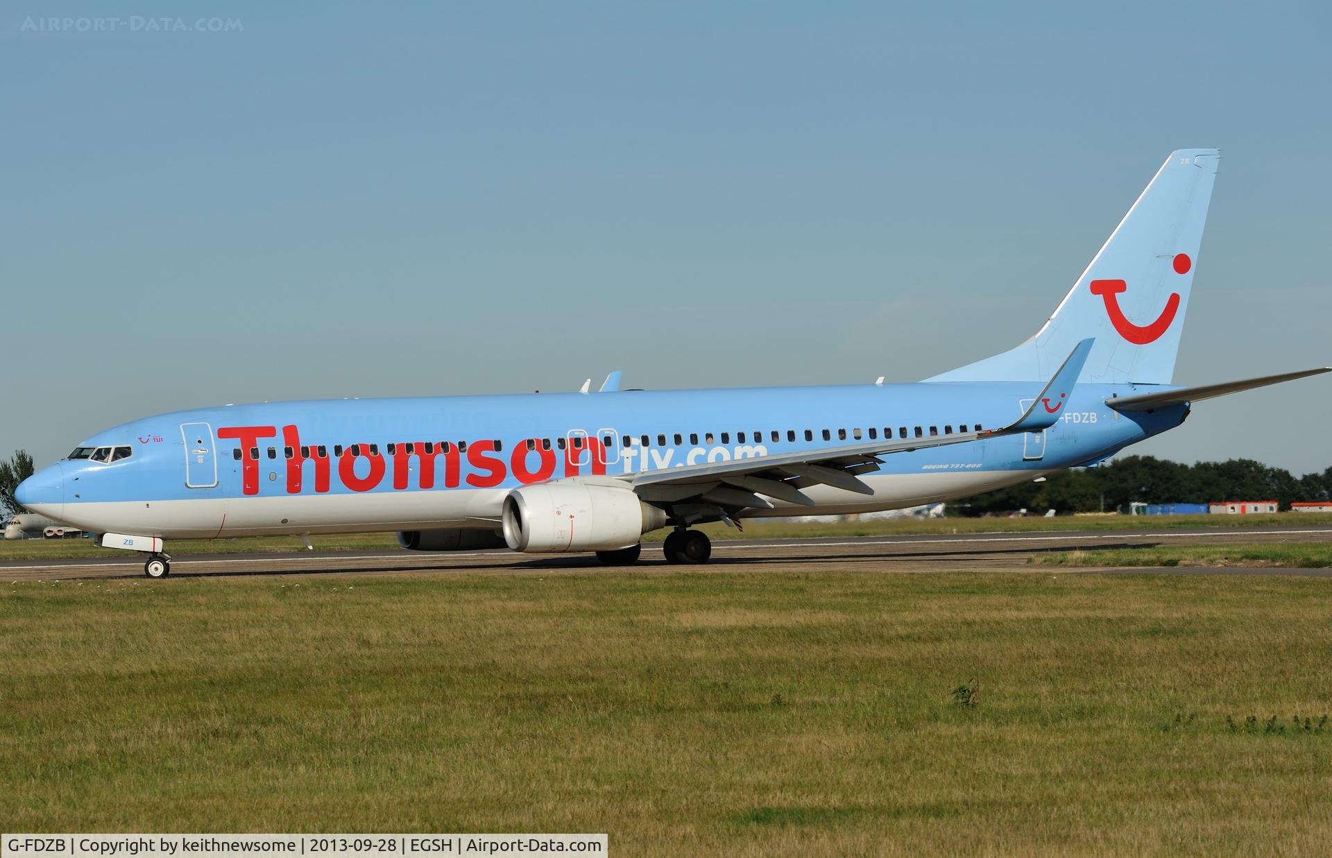 G-FDZB, 2007 Boeing 737-8K5 C/N 35131, Leaving for Ibiza !