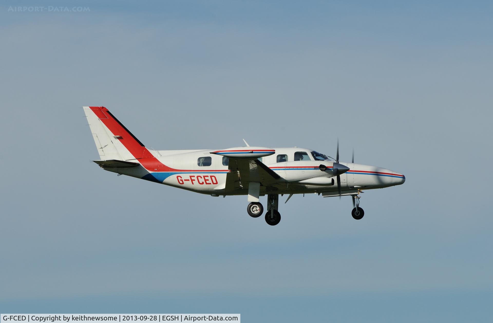G-FCED, 1981 Piper PA-31T2-620 Cheyenne IIXL C/N 31T-8166013, Medivac flight !