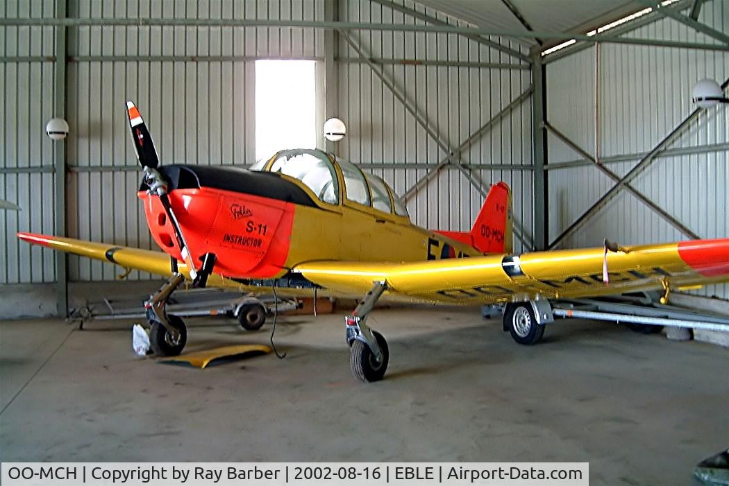 OO-MCH, 1950 Fokker S.11-1 Instructor C/N 6208, Fokker S-11-1 Instructor [6208] Leopoldsburg~OO 16/08/2002