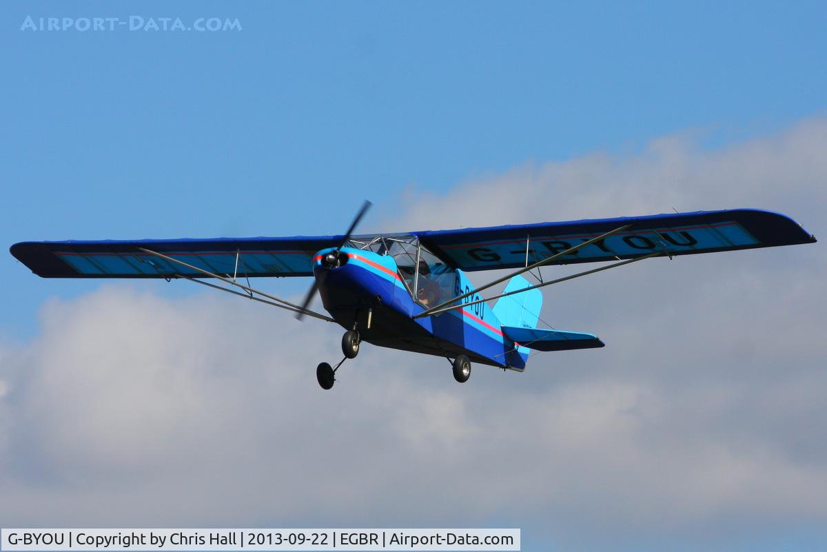 G-BYOU, 1998 Rans S-6ES Coyote II C/N PFA 204-13460, at Breighton's Heli Fly-in, 2013