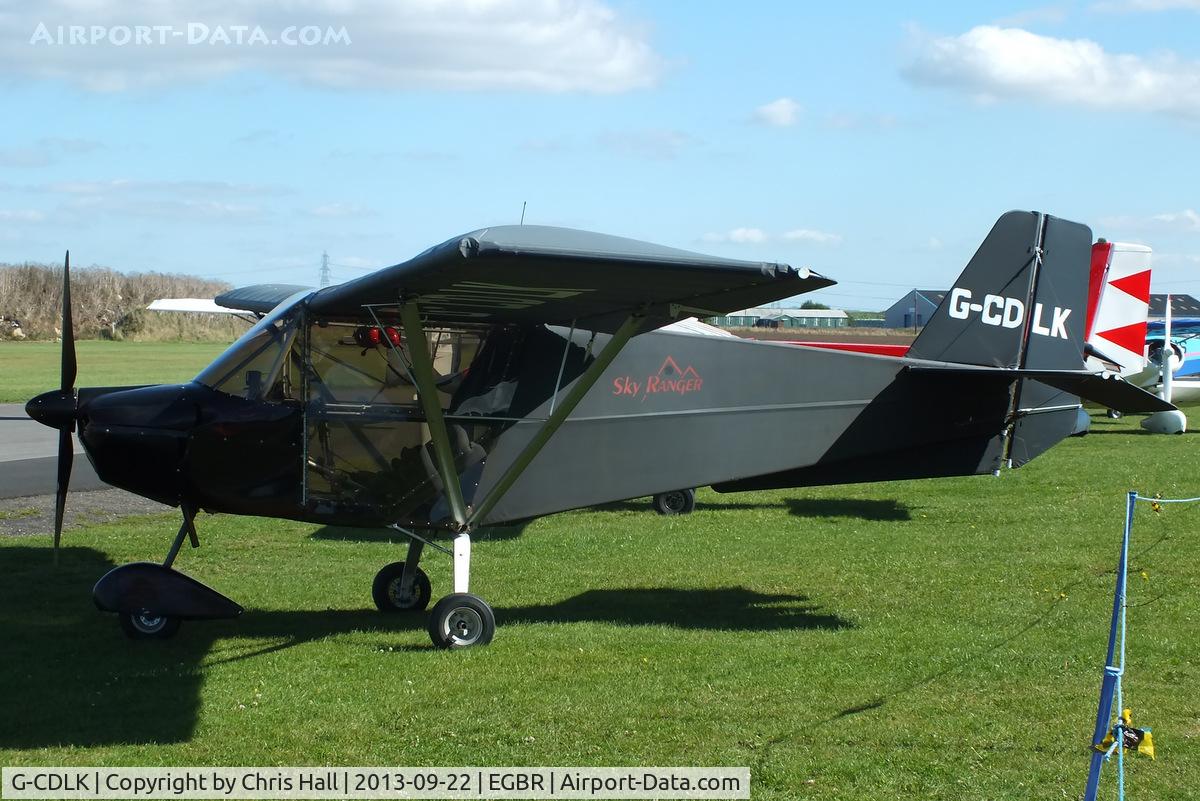 G-CDLK, 2005 Best Off Skyranger Swift 912S(1) C/N BMAA/HB/452, at Breighton's Heli Fly-in, 2013