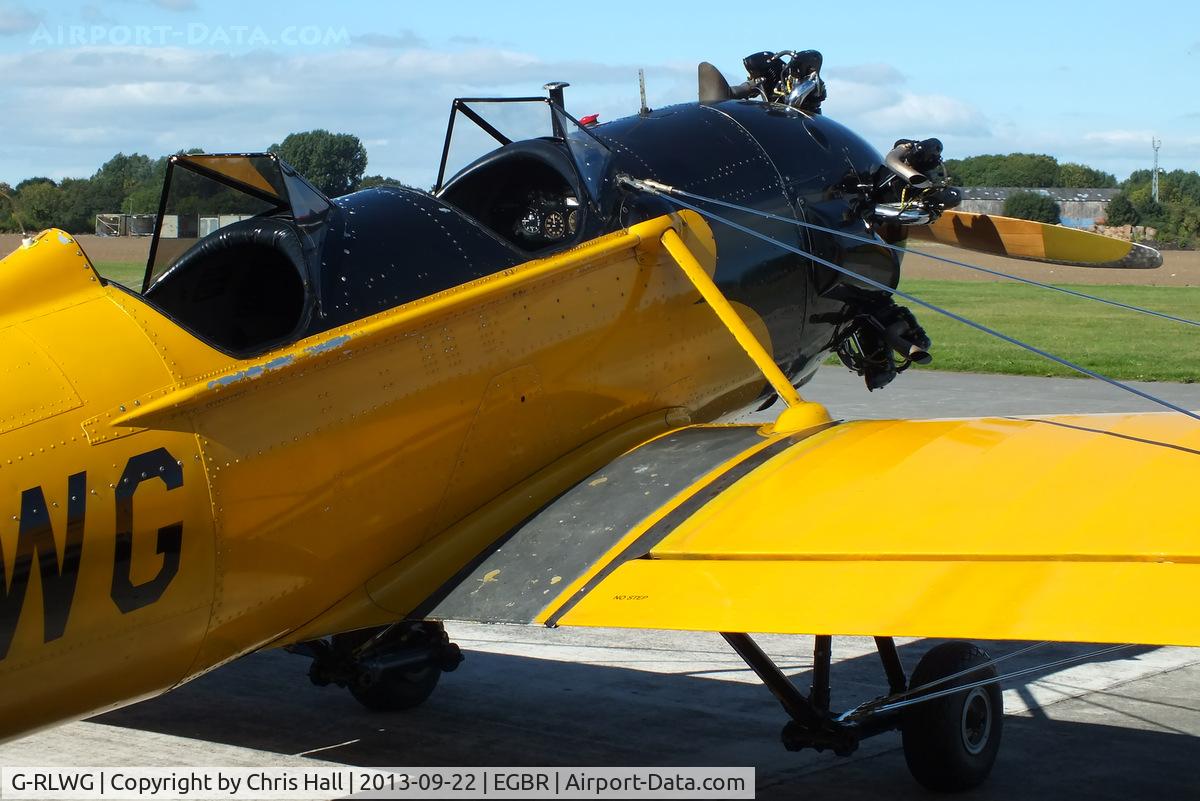 G-RLWG, 1942 Ryan PT-22 Recruit (ST3KR) C/N 1716, at Breighton's Heli Fly-in, 2013