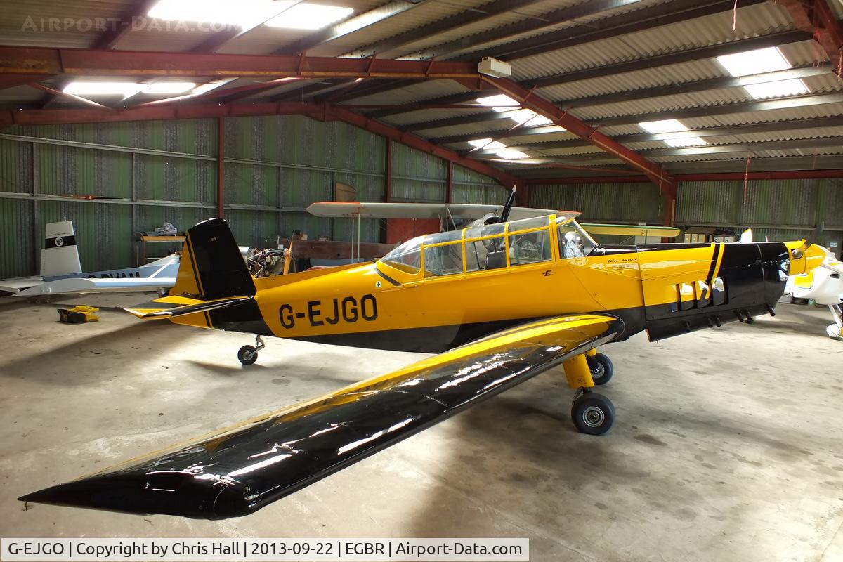 G-EJGO, 1958 Zlin Z-226 Trener C/N 199, at Breighton's Heli Fly-in, 2013
