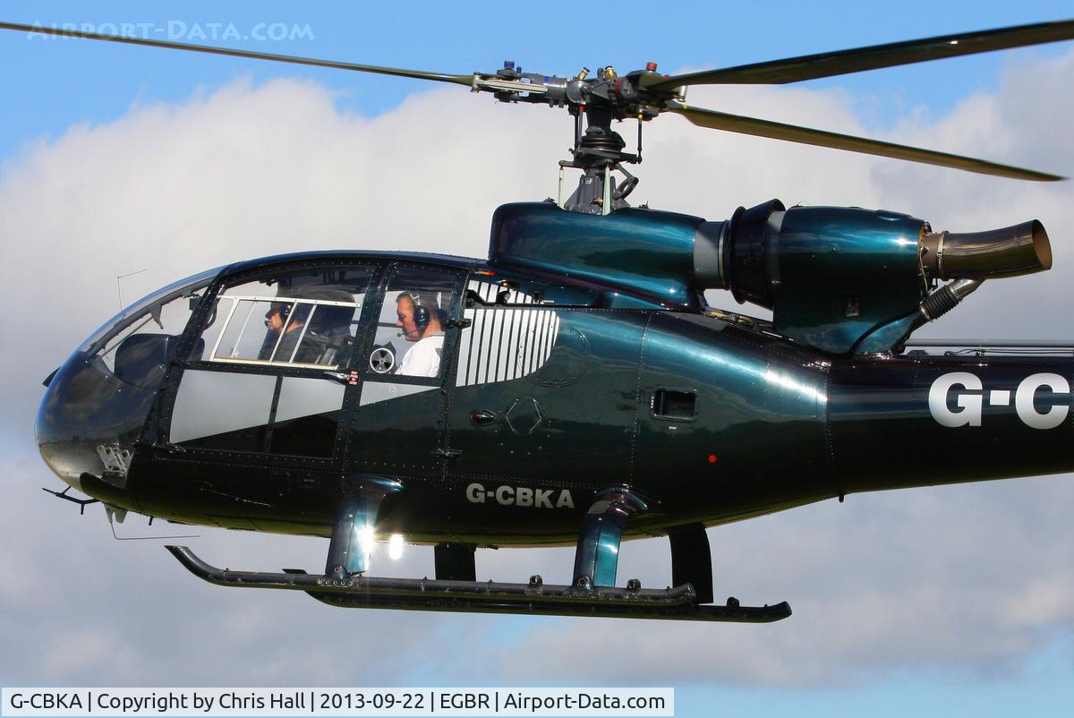 G-CBKA, 1978 Westland SA-341D Gazelle HT3 C/N WA1746, at Breighton's Heli Fly-in, 2013