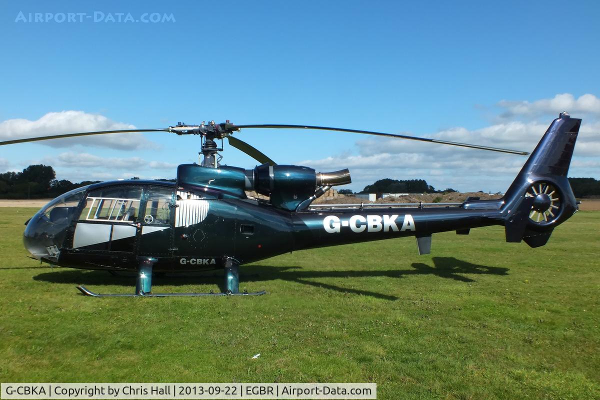 G-CBKA, 1978 Westland SA-341D Gazelle HT3 C/N WA1746, at Breighton's Heli Fly-in, 2013