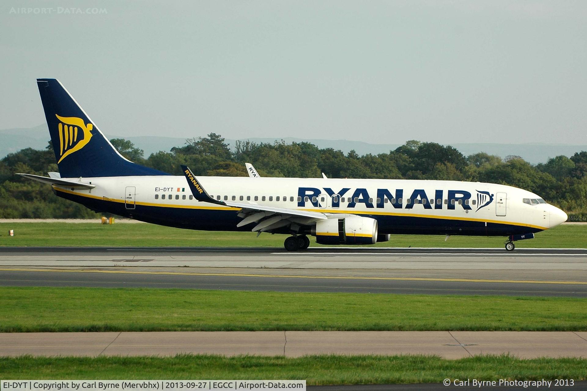 EI-DYT, 2008 Boeing 737-8AS C/N 33634, Taken from the Runway Visitor Park.