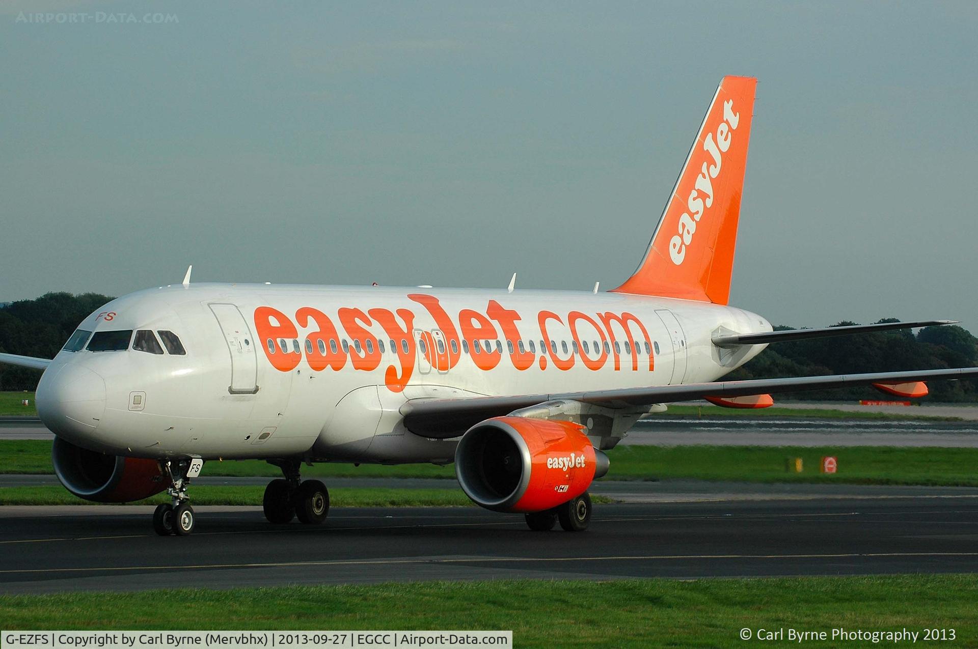 G-EZFS, 2009 Airbus A319-111 C/N 4129, Taken from the Runway Visitor Park.