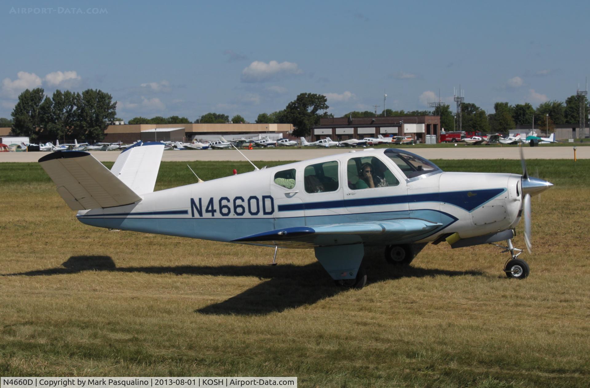 N4660D, 1956 Beech H35 Bonanza C/N D-4885, Beech H35