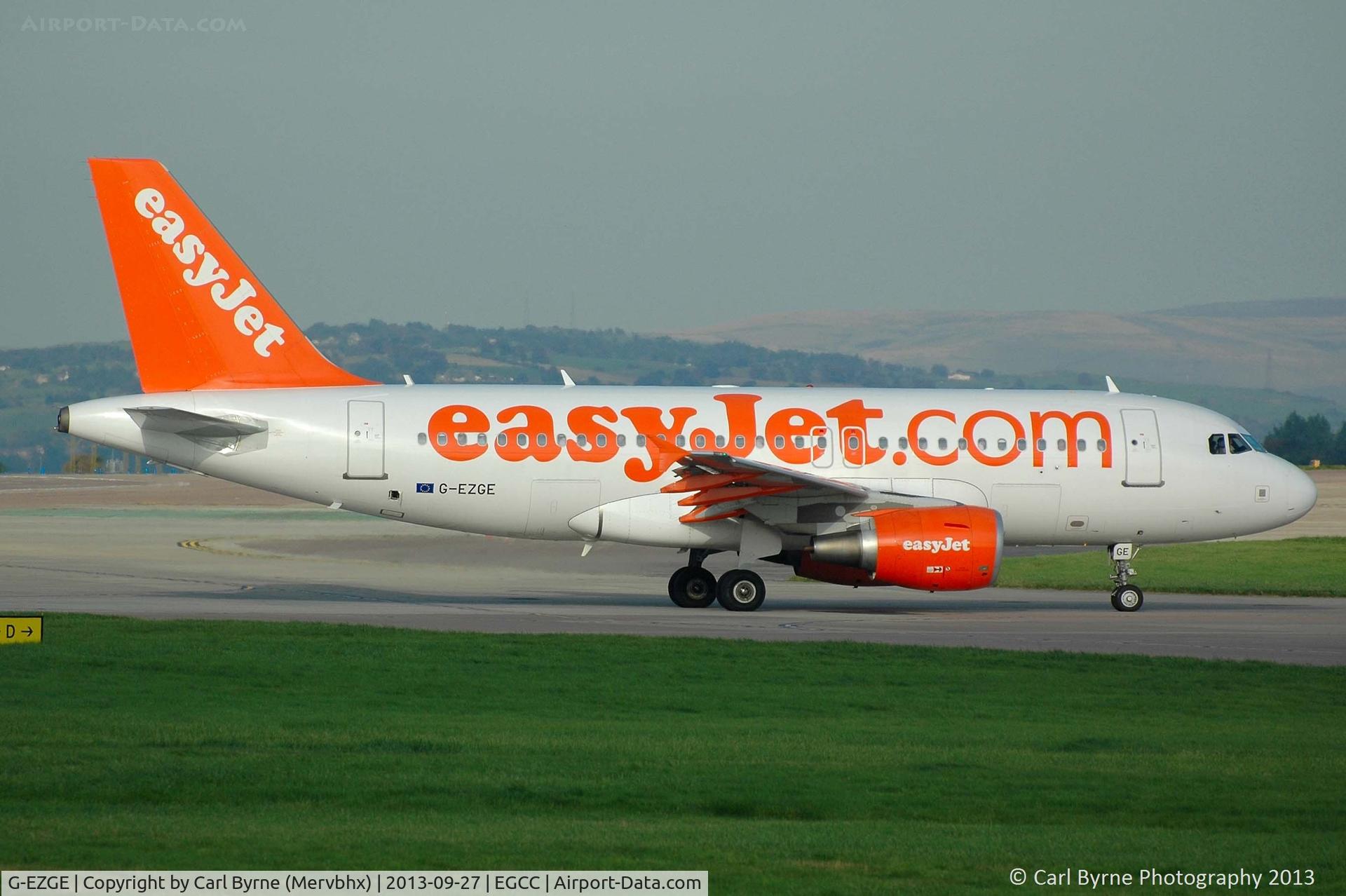 G-EZGE, 2011 Airbus A319-111 C/N 4624, Taken from the Runway Visitor Park.