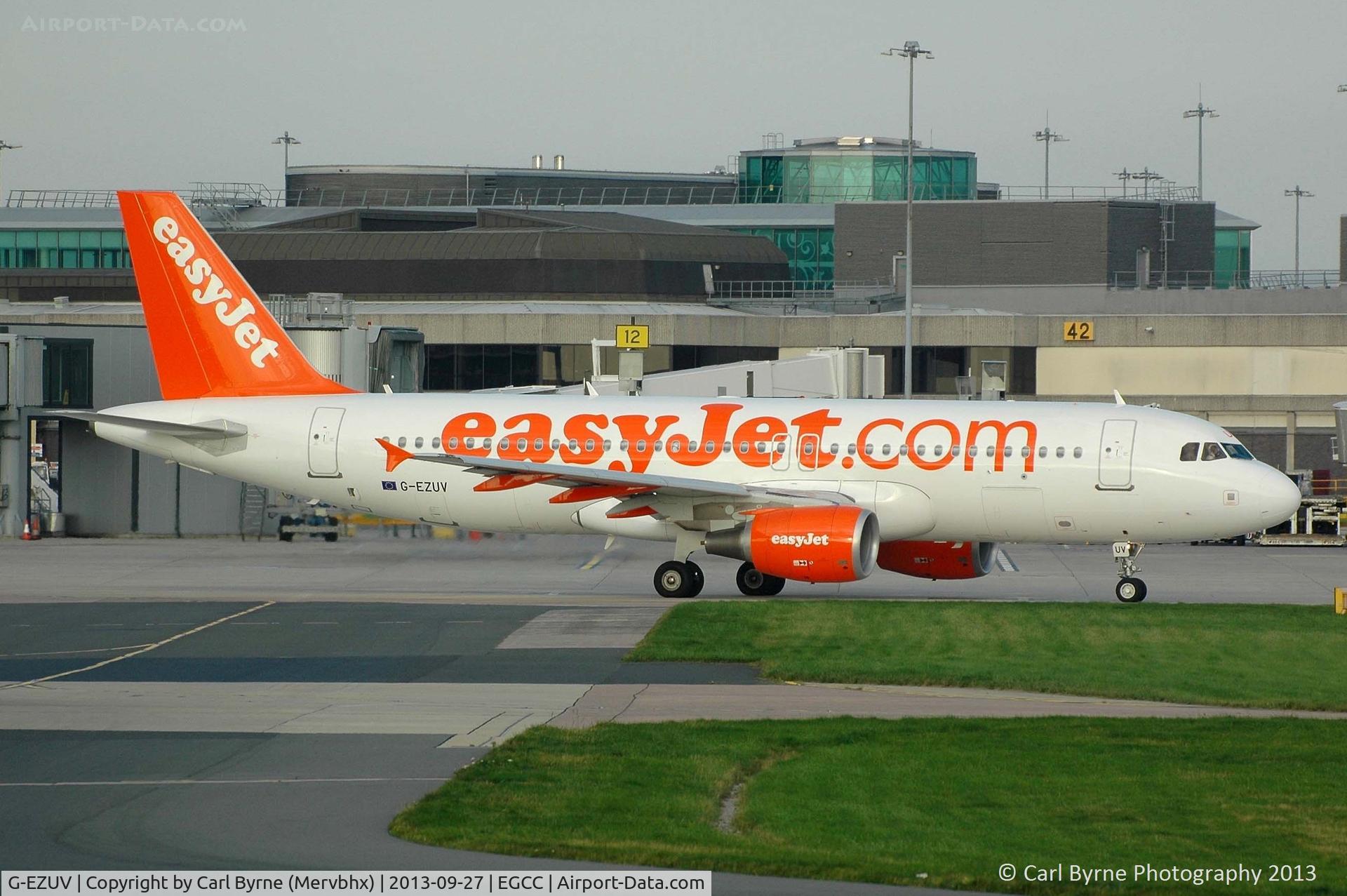G-EZUV, 2012 Airbus A320-214 C/N 5111, Taken from the Runway Visitor Park.