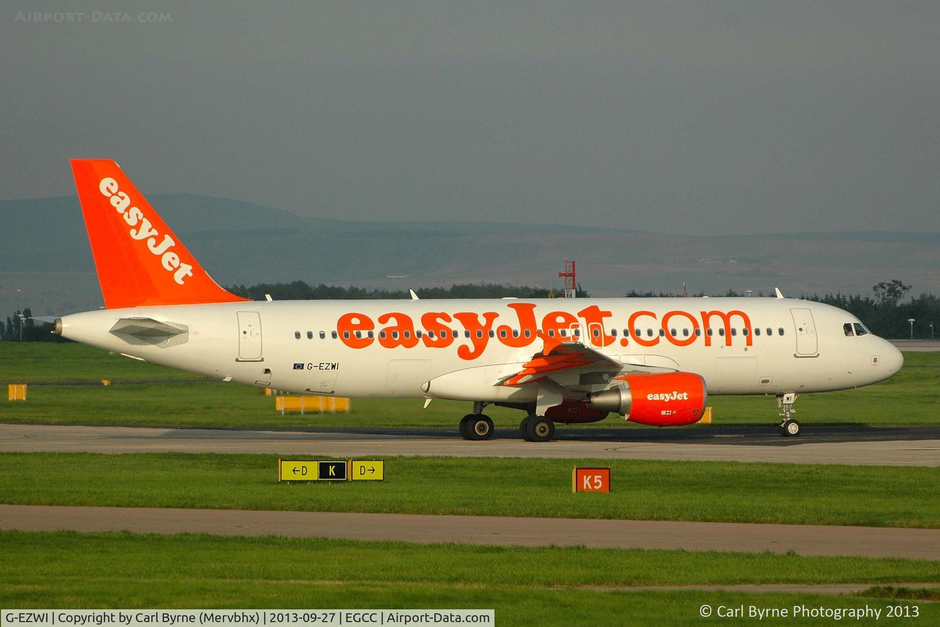 G-EZWI, 2013 Airbus A320-214 C/N 5592, Taken from the Runway Visitor Park.