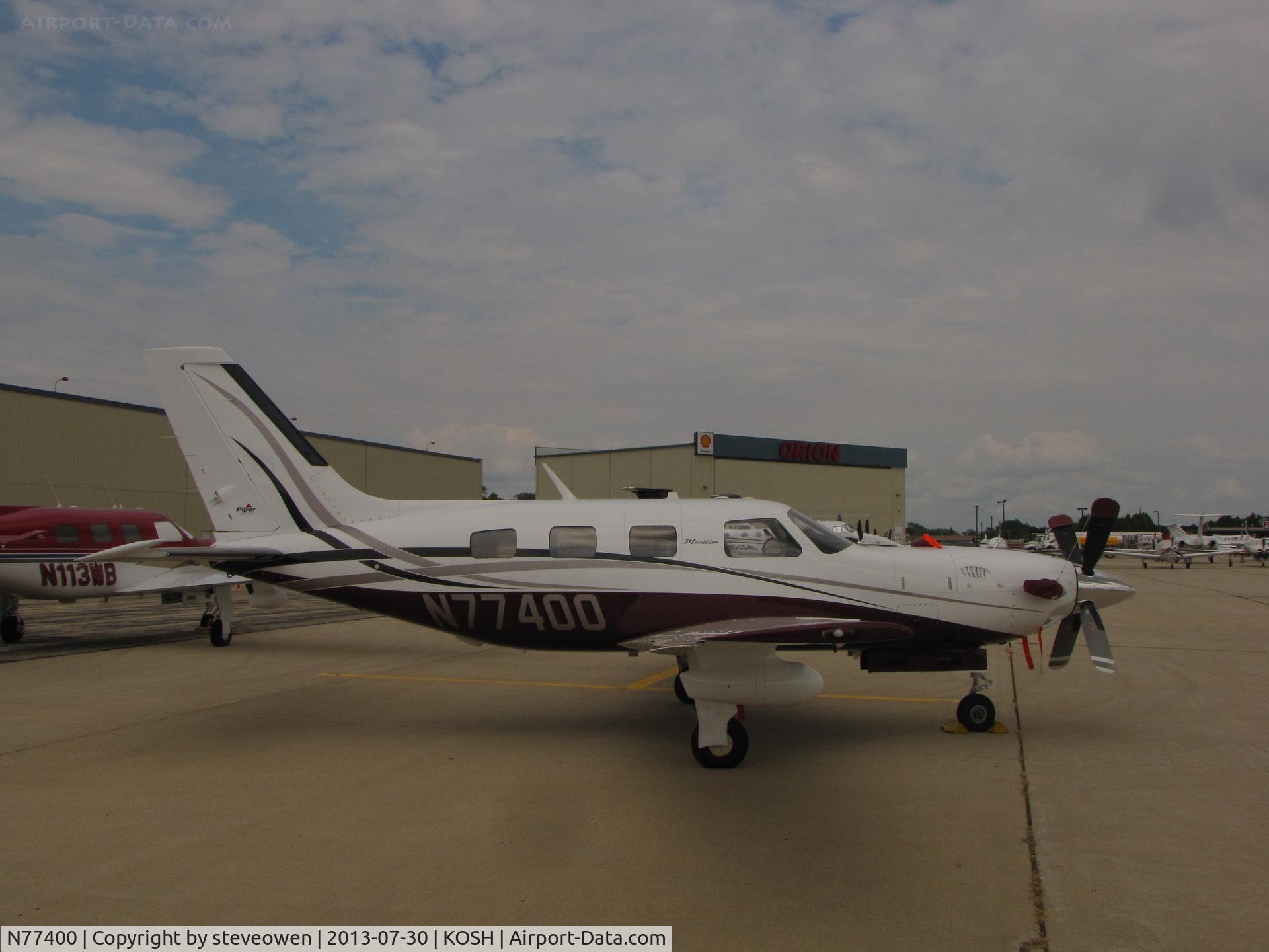 N77400, 2005 Piper PA-46-500TP C/N 4697206, Basler FBO ramp