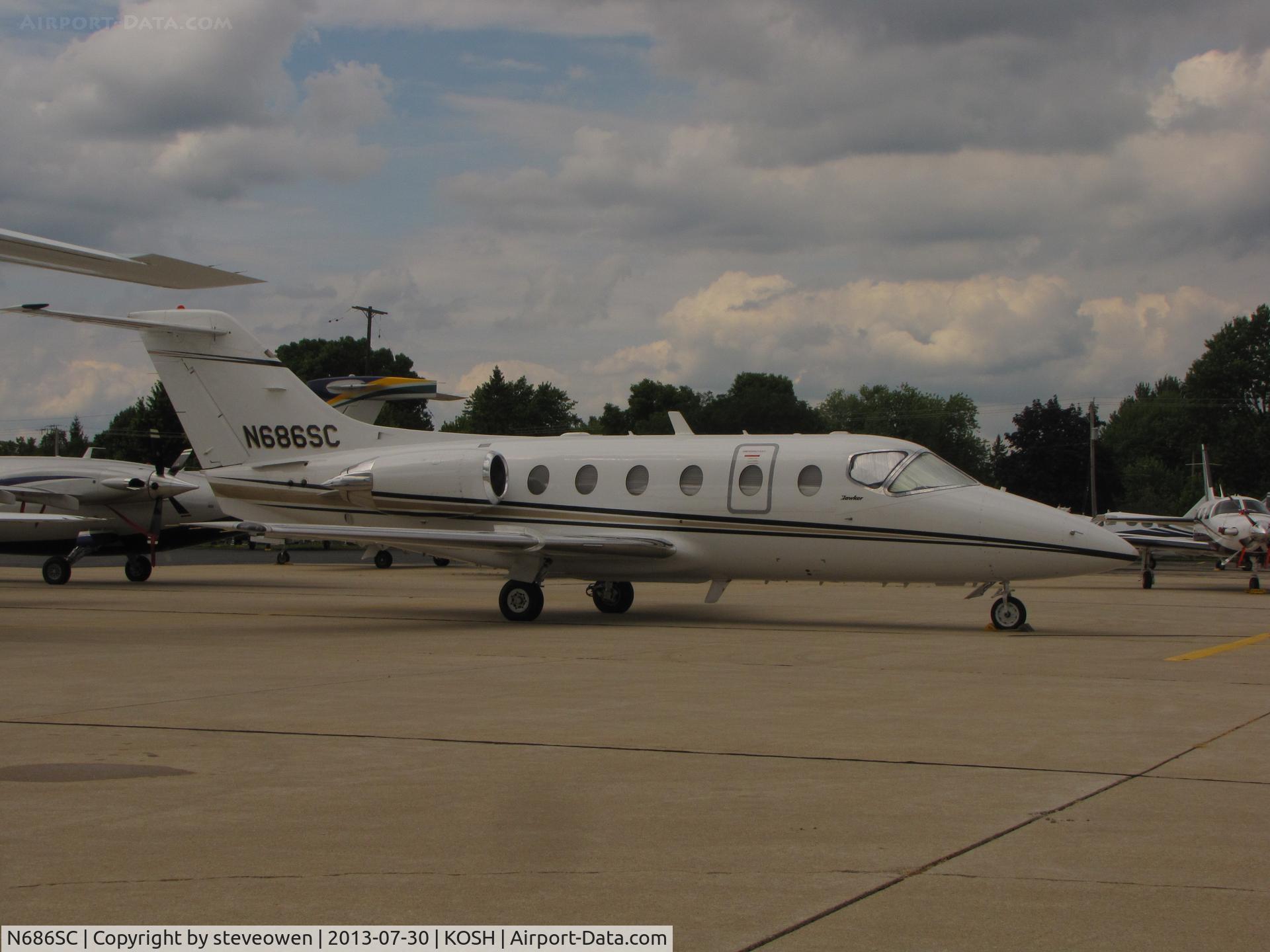 N686SC, 1998 Raytheon Aircraft Company 400A C/N RK-211, Basler FBO Ramp