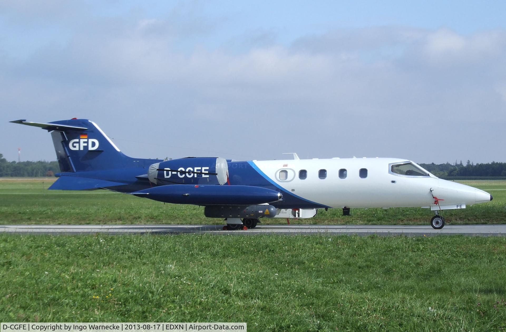 D-CGFE, 1981 Gates Learjet 36A C/N 36A-062, Gates Learjet 36A of the GFD providing taget services for the german armed forces at the Spottersday of the Nordholz Airday 2013 celebrationg 100 Years of German Naval Aviation at Nordholz Naval Aviation Base