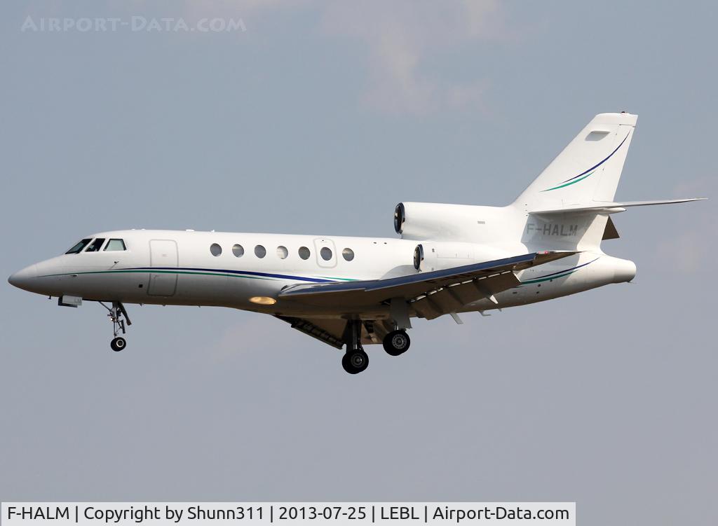 F-HALM, 1983 Dassault Falcon 50 C/N 134, Landing rwy 25R