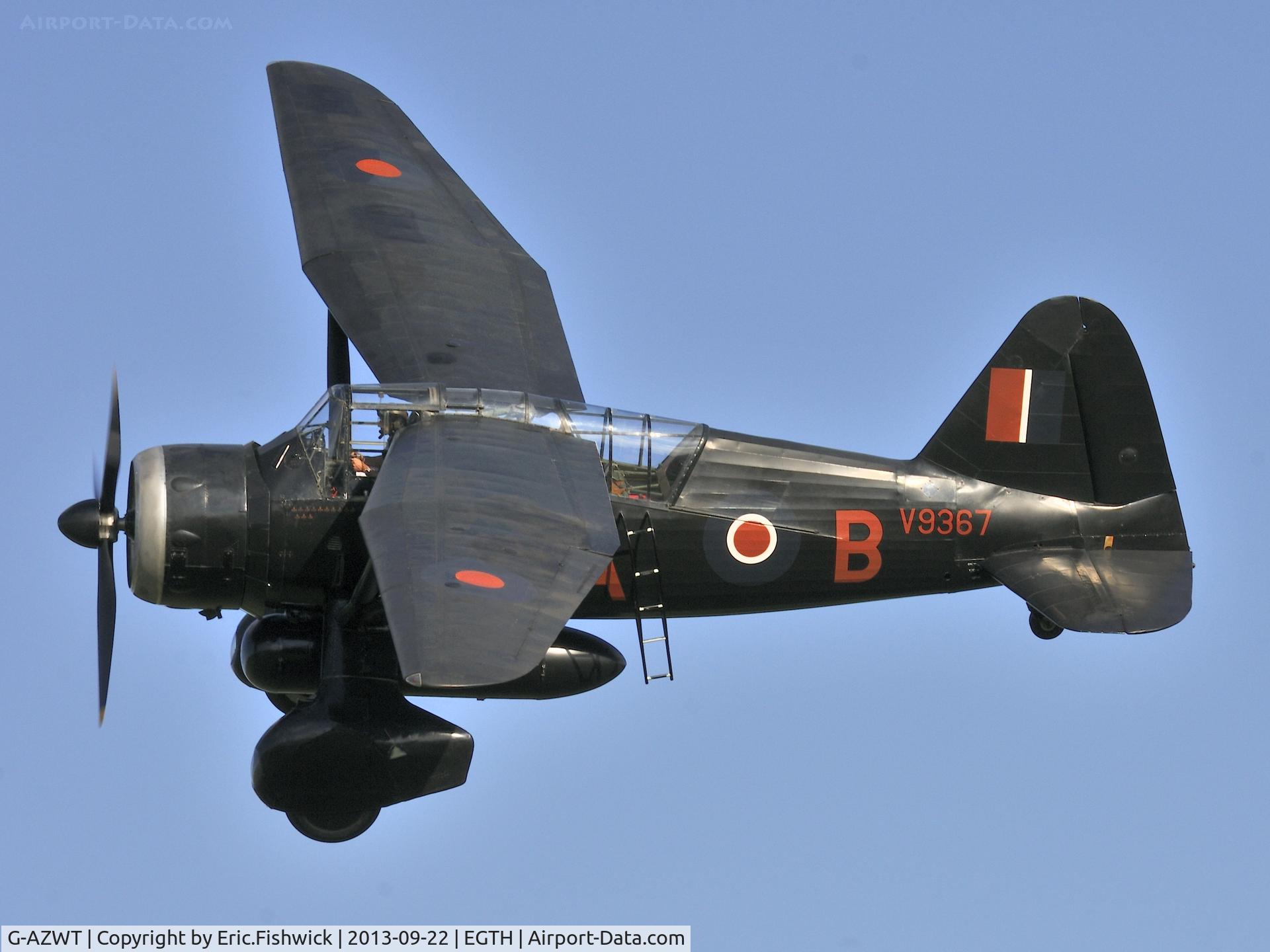 G-AZWT, 1938 Westland Lysander IIIA C/N Y1536, 41. G-AZWT at the Shuttleworth Uncovered Air Display, Sept. 2013