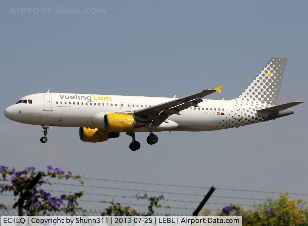 EC-ILQ, 2002 Airbus A320-214 C/N 1736, Landing rwy 25R