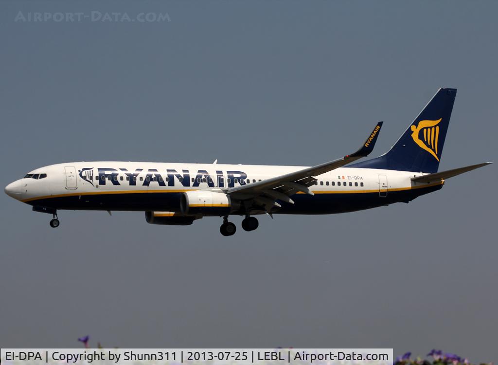 EI-DPA, 2006 Boeing 737-8AS C/N 33602, Landing rwy 25R