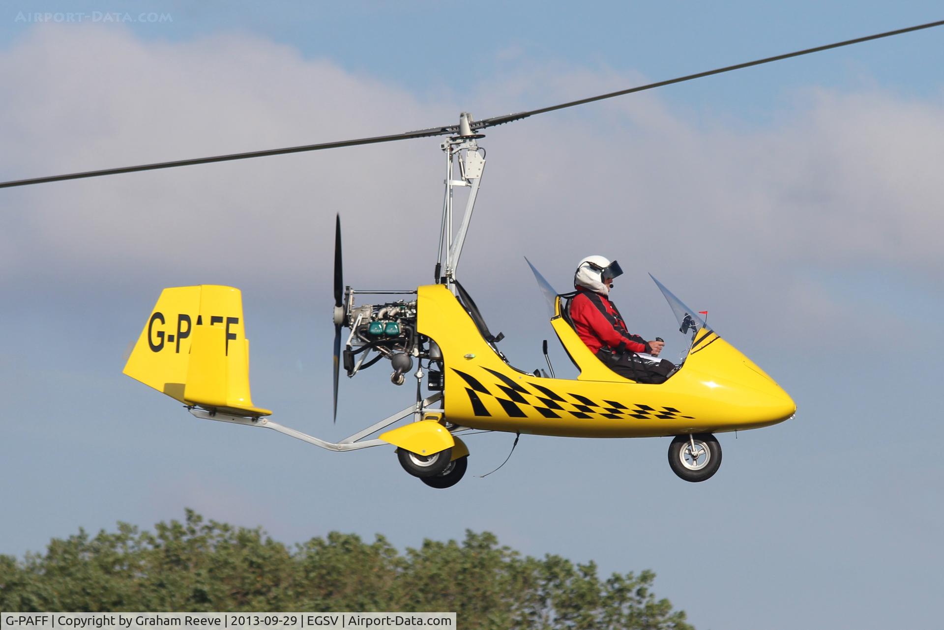 G-PAFF, 2011 Rotorsport UK MTOsport C/N RSUK/MTOS/039, Landing at the 
