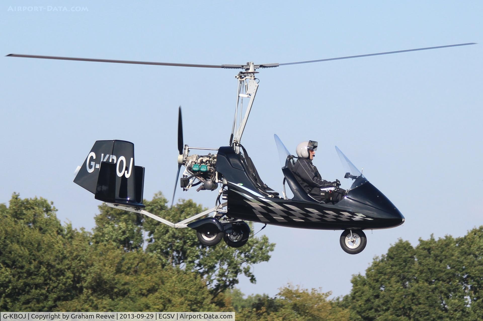 G-KBOJ, 2009 Rotorsport UK MTOsport C/N RSUK/MTOS/016, Landing at the 