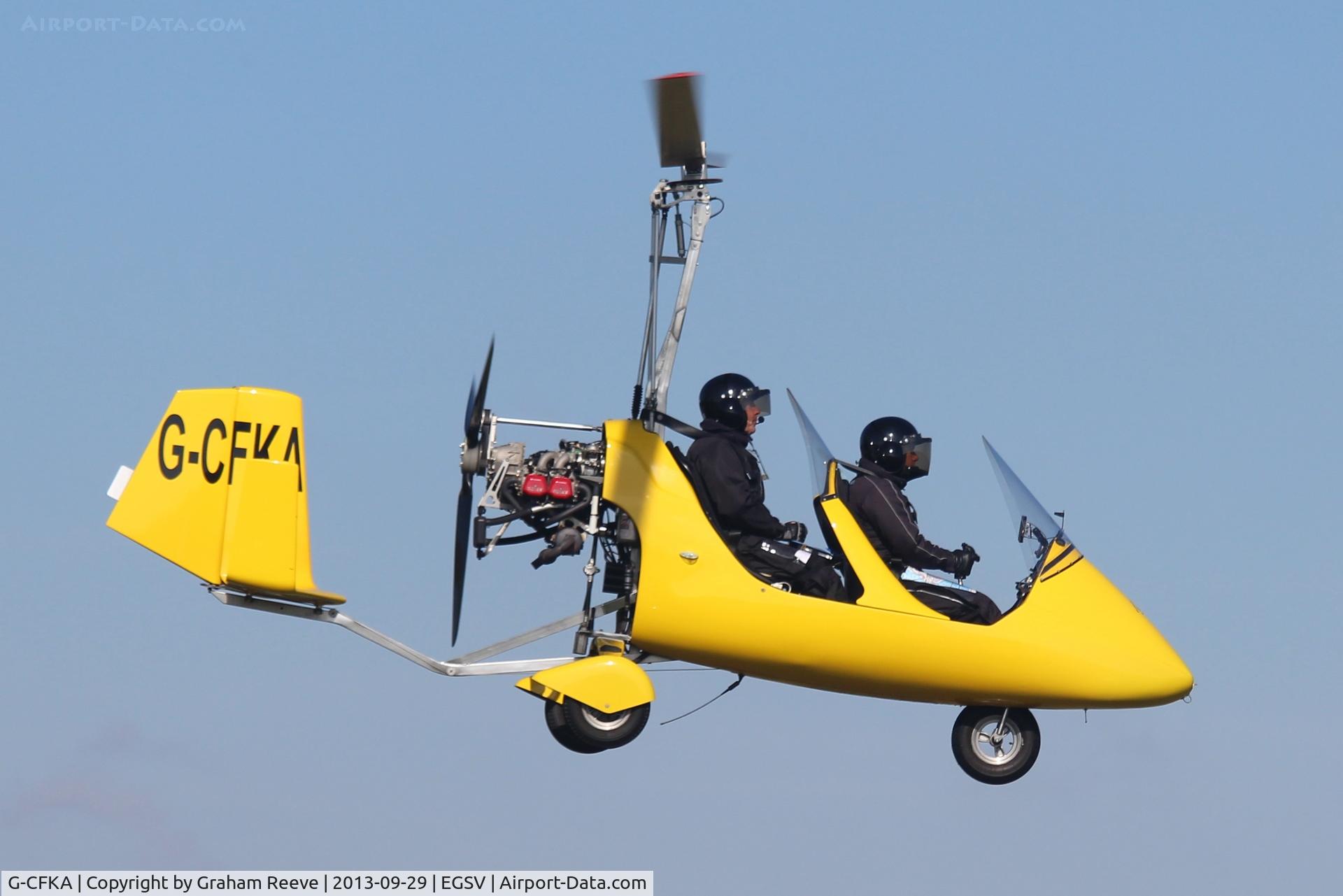 G-CFKA, 2008 Rotorsport UK MT-03 C/N RSUK/MT-03/051, Landing at the 