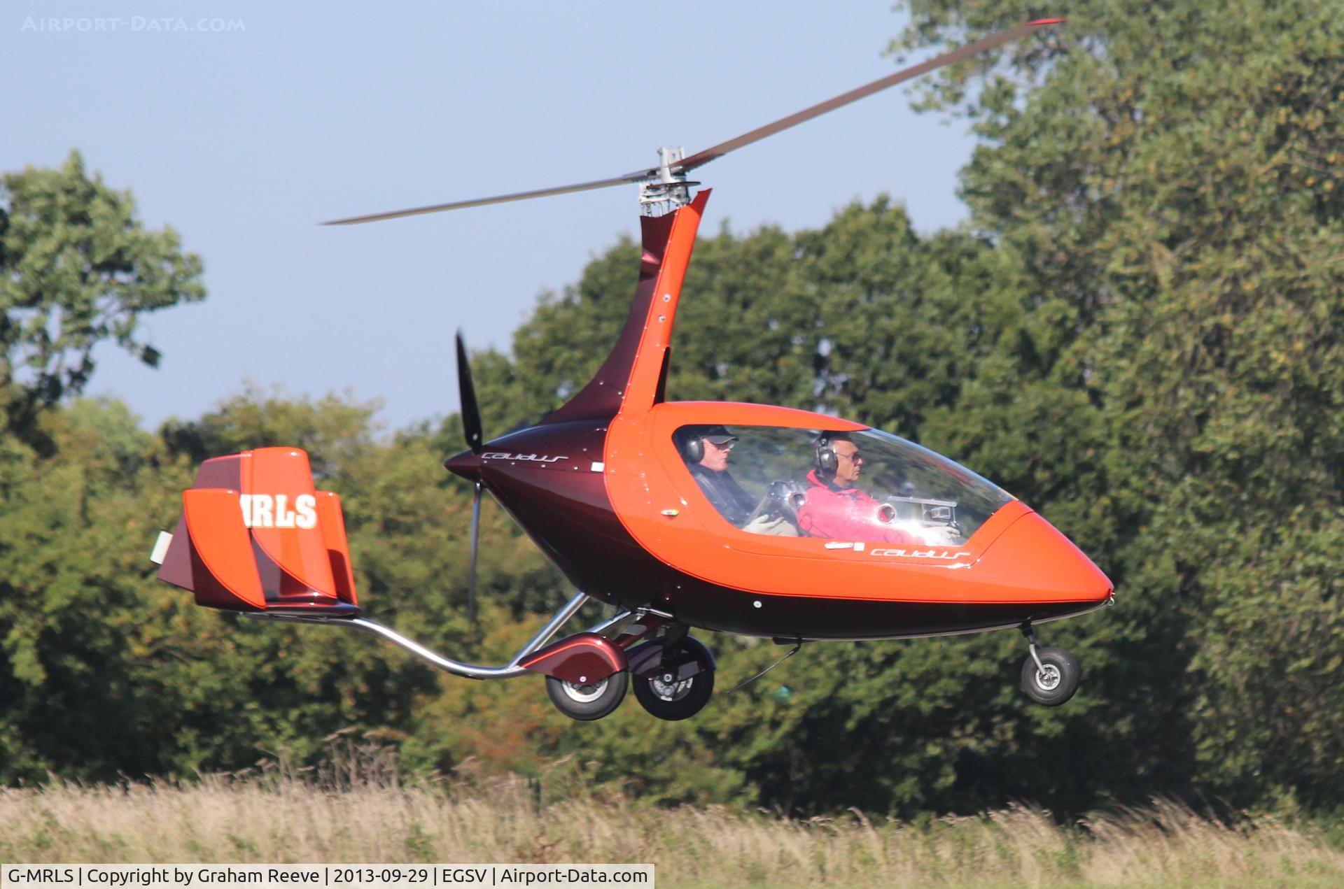 G-MRLS, 2012 Rotorsport UK Calidus C/N RSUK/CALS/020, Just landed at the 