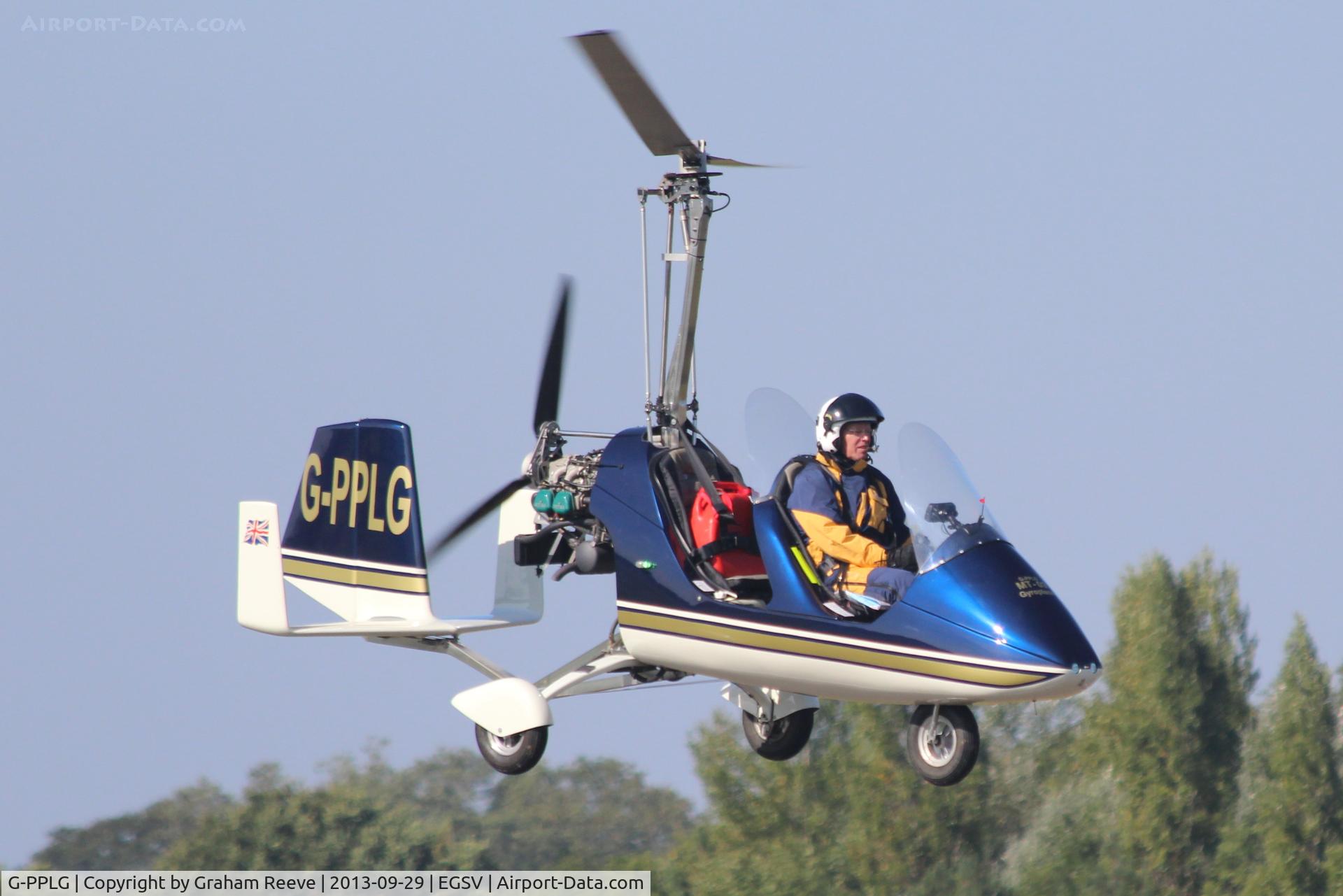 G-PPLG, 2007 Rotorsport UK MT-03 C/N RSUK/MT-03/010, Just landed at the 