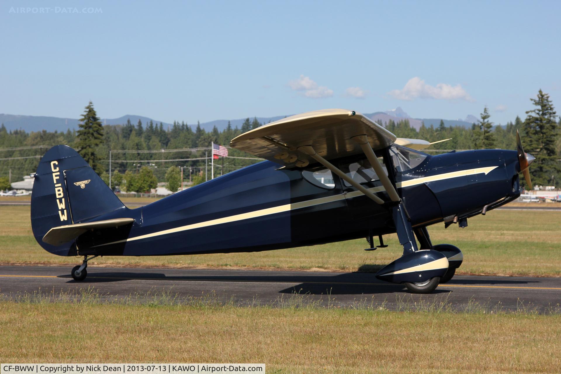 CF-BWW, 1938 Fairchild 24K C/N 3304, KAWO/AWO 2013 Fly In