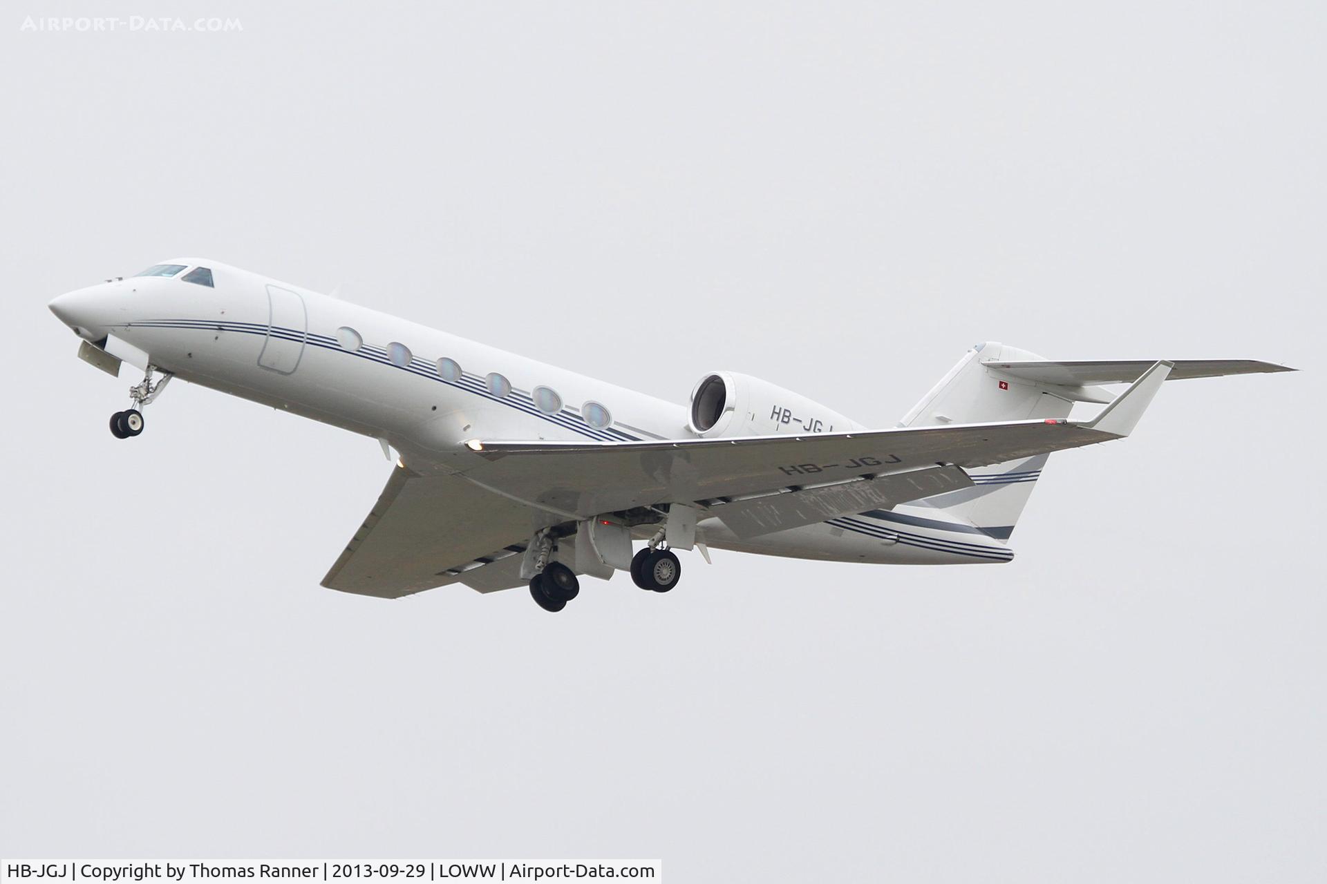 HB-JGJ, 2008 Gulfstream Aerospace GIV-X (G450) C/N 4122, G5 Aviation G450