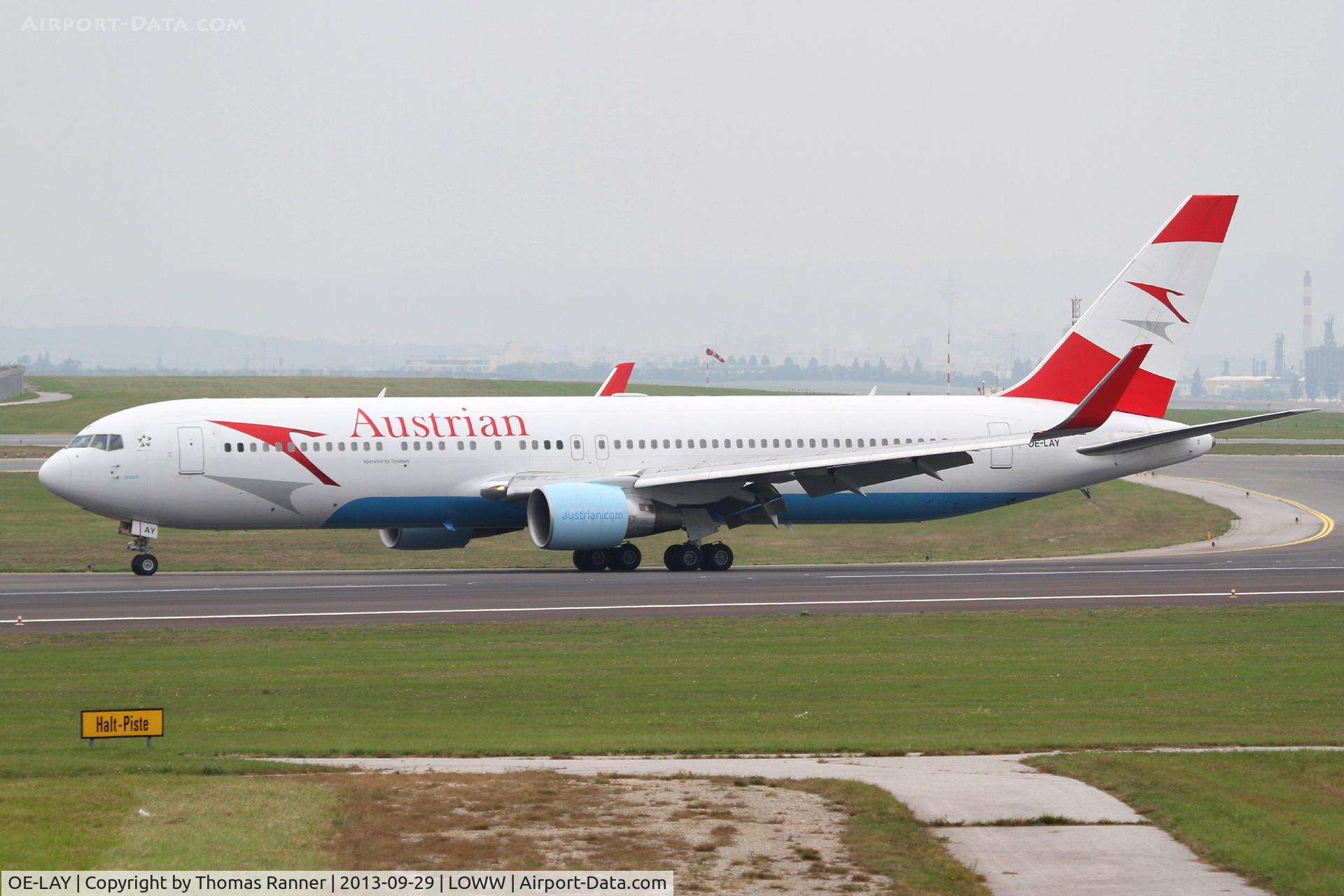 OE-LAY, 1998 Boeing 767-3Z9/ER C/N 29867, Austrian B767