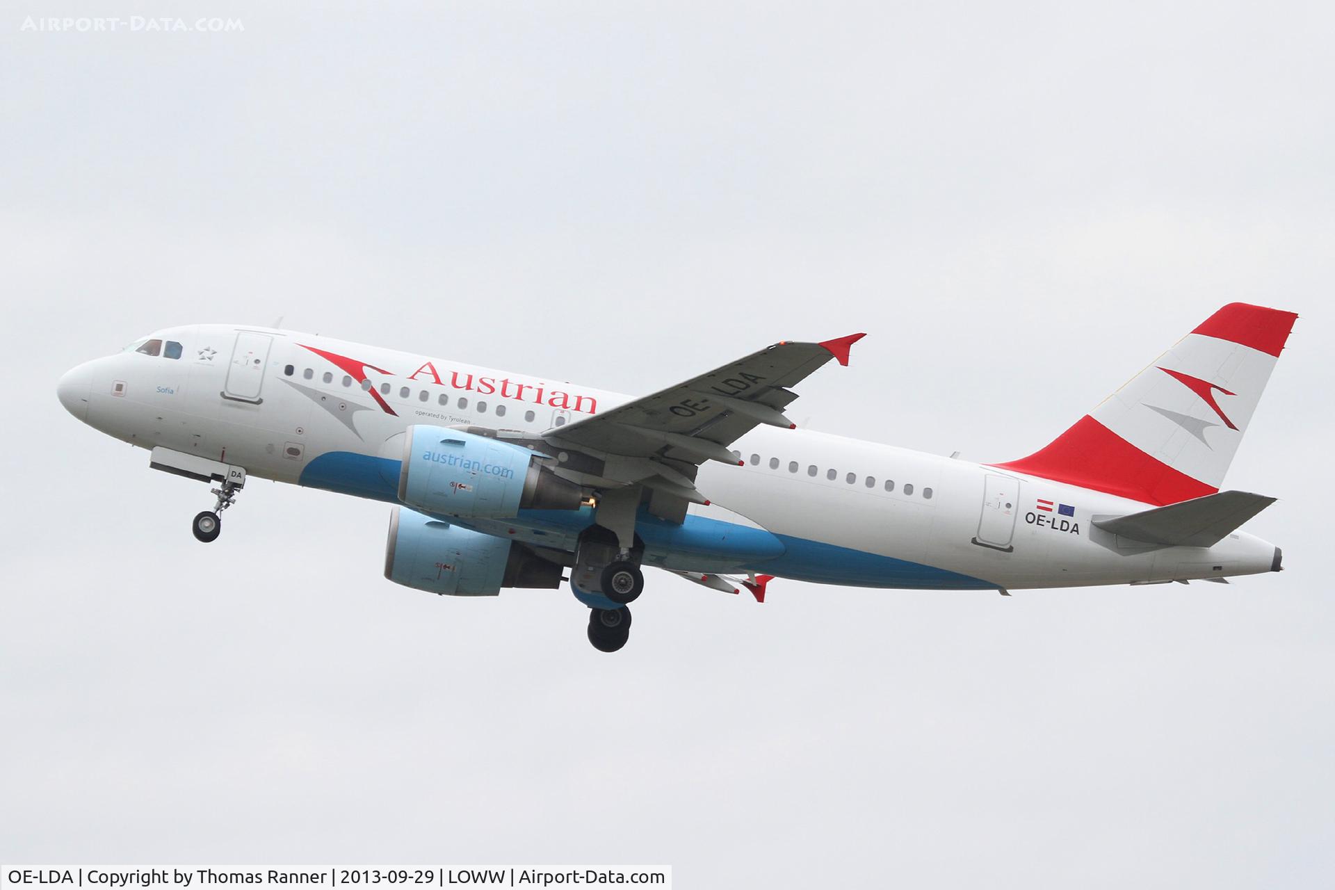 OE-LDA, 2004 Airbus A319-112 C/N 2131, Austrian A319