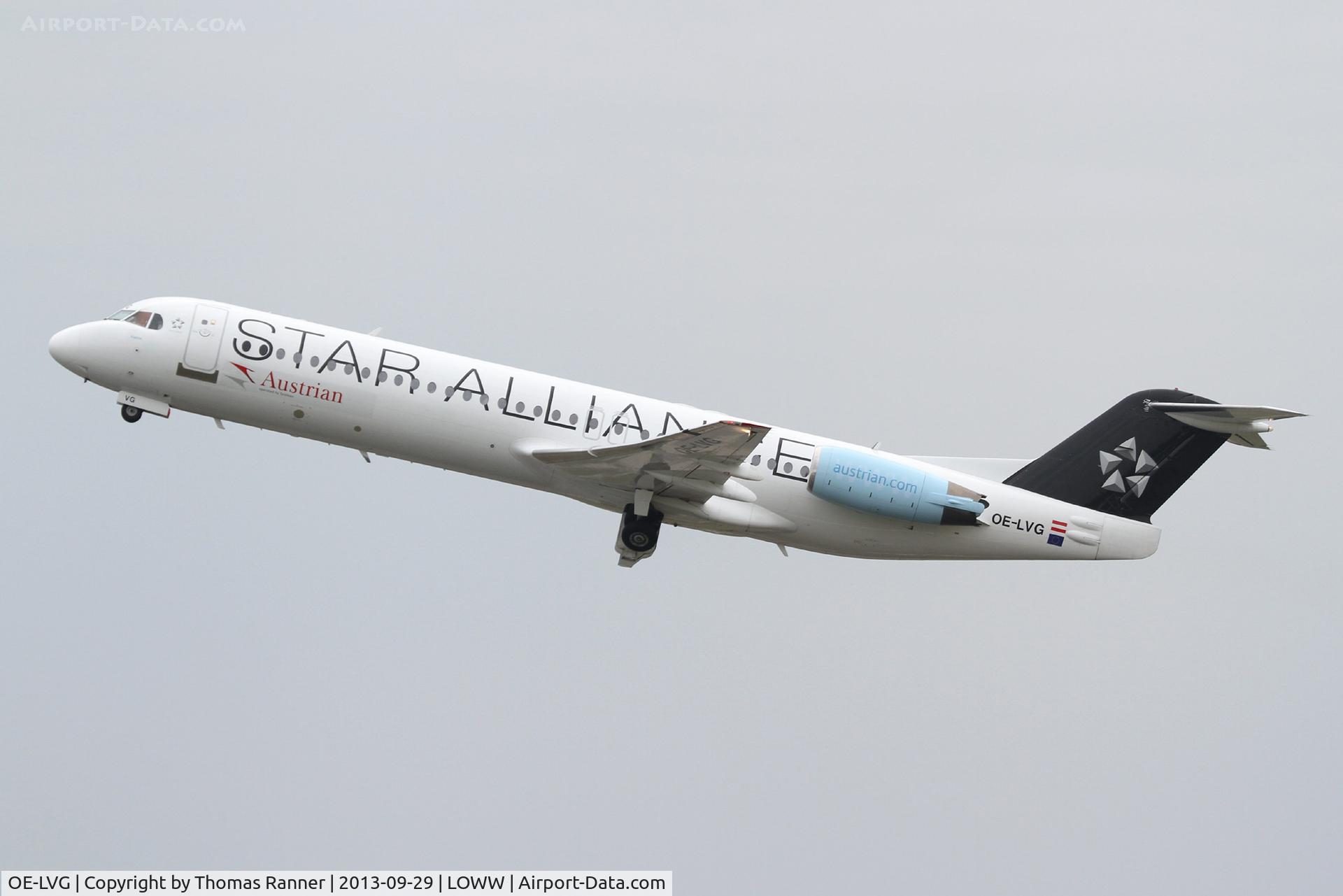 OE-LVG, 1994 Fokker 100 (F-28-0100) C/N 11520, Austrian Fokker 100