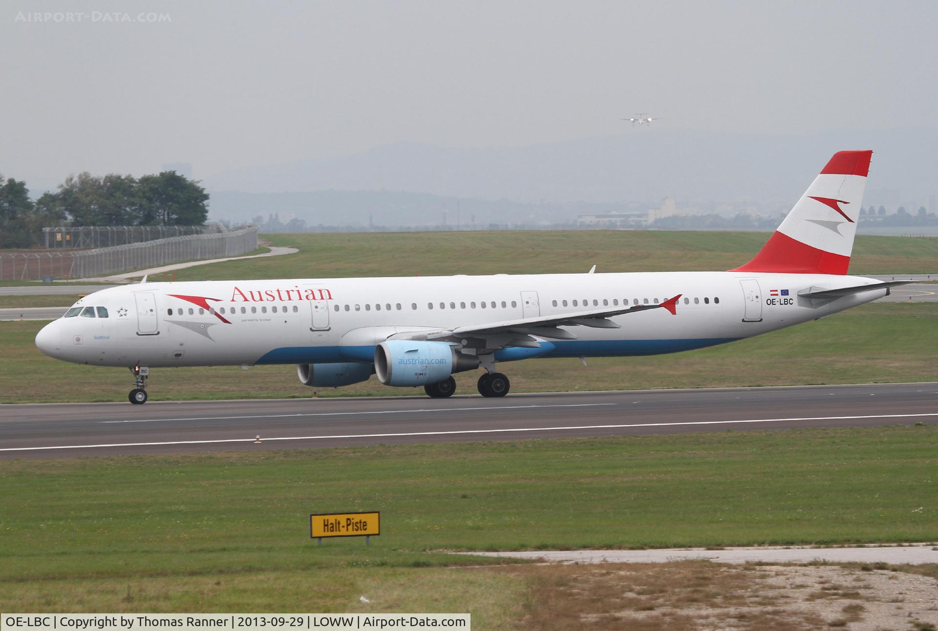 OE-LBC, 1996 Airbus A321-111 C/N 581, Austrian A321