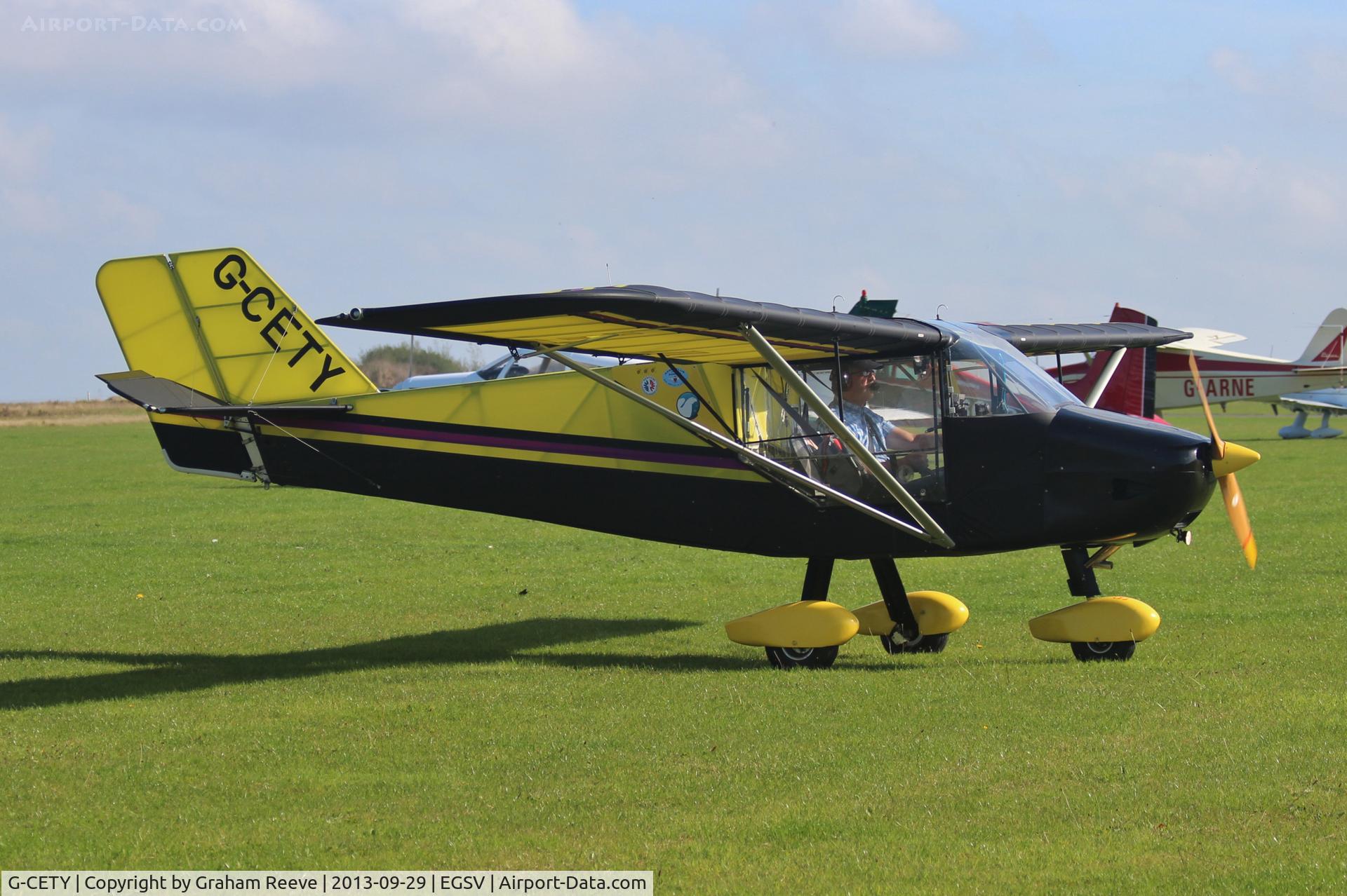 G-CETY, 2010 Rans S-6ES Coyote II C/N PFA 204-14654, Just landed.