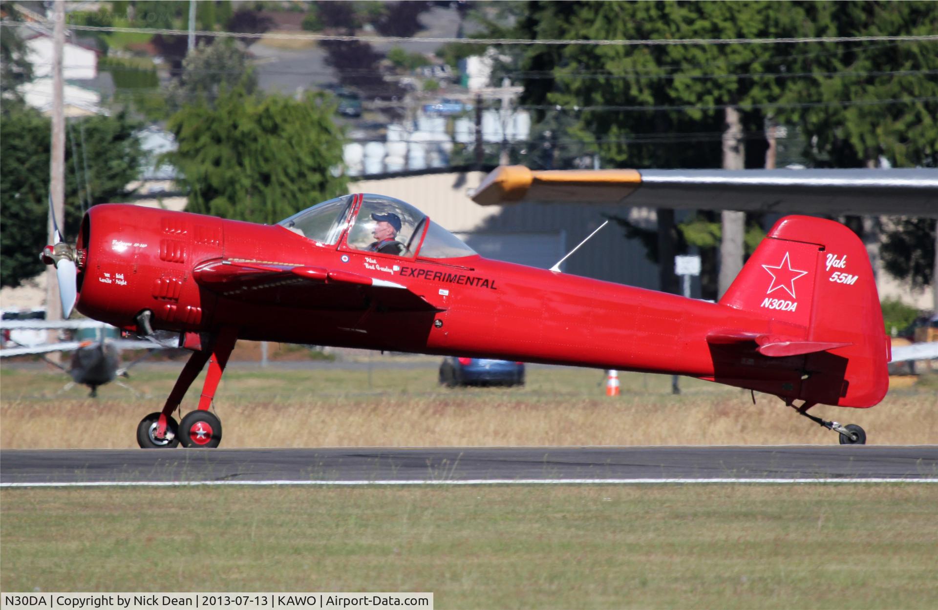 N30DA, 1991 Yakovlev Yak-55M C/N 910302, KAWO/AWO