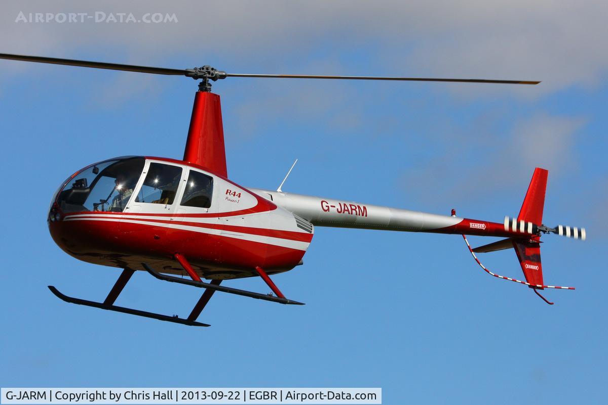 G-JARM, 2006 Robinson R44 Raven I C/N 1620, at Breighton's Heli Fly-in, 2013