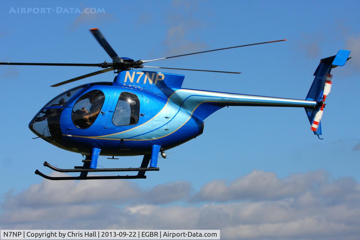 N7NP, McDonnell Douglas 369E C/N 0260E, at Breighton's Heli Fly-in, 2013