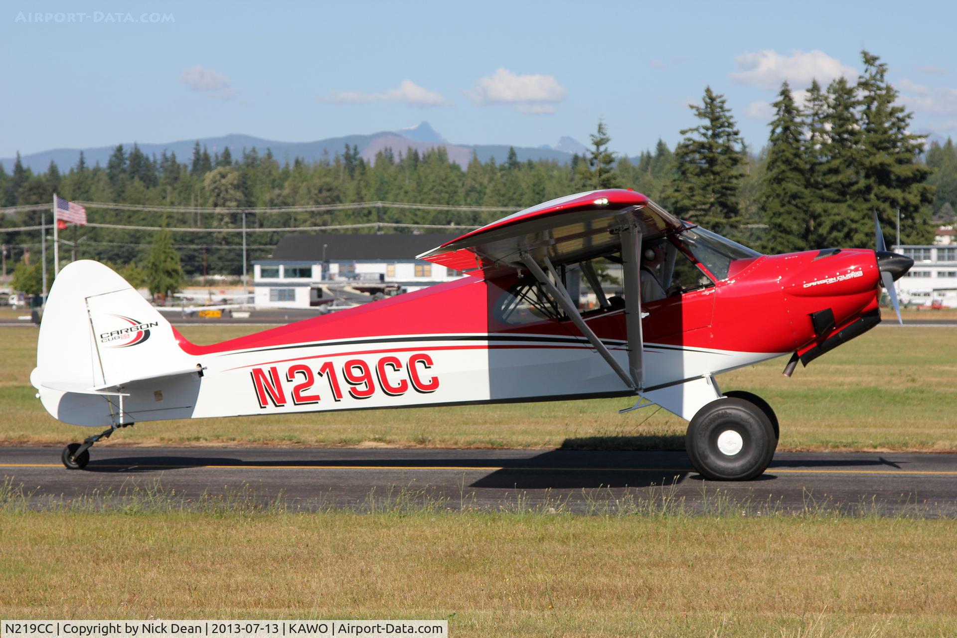 N219CC, 2012 Cub Crafters CC11-160 Carbon Cub SS C/N CC11-00225, KAWO/AWO