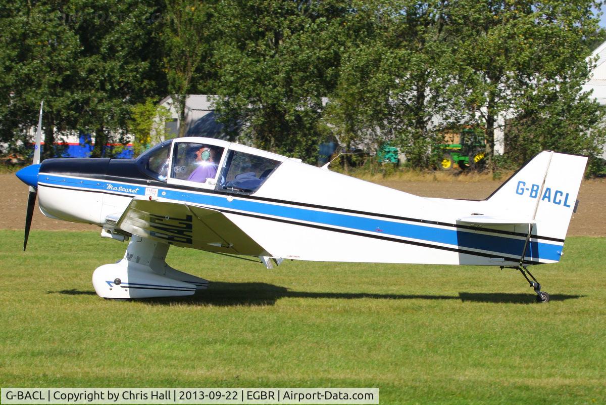 G-BACL, 1963 SAN Jodel D-150 Mascaret C/N 31, at Breighton's Heli Fly-in, 2013