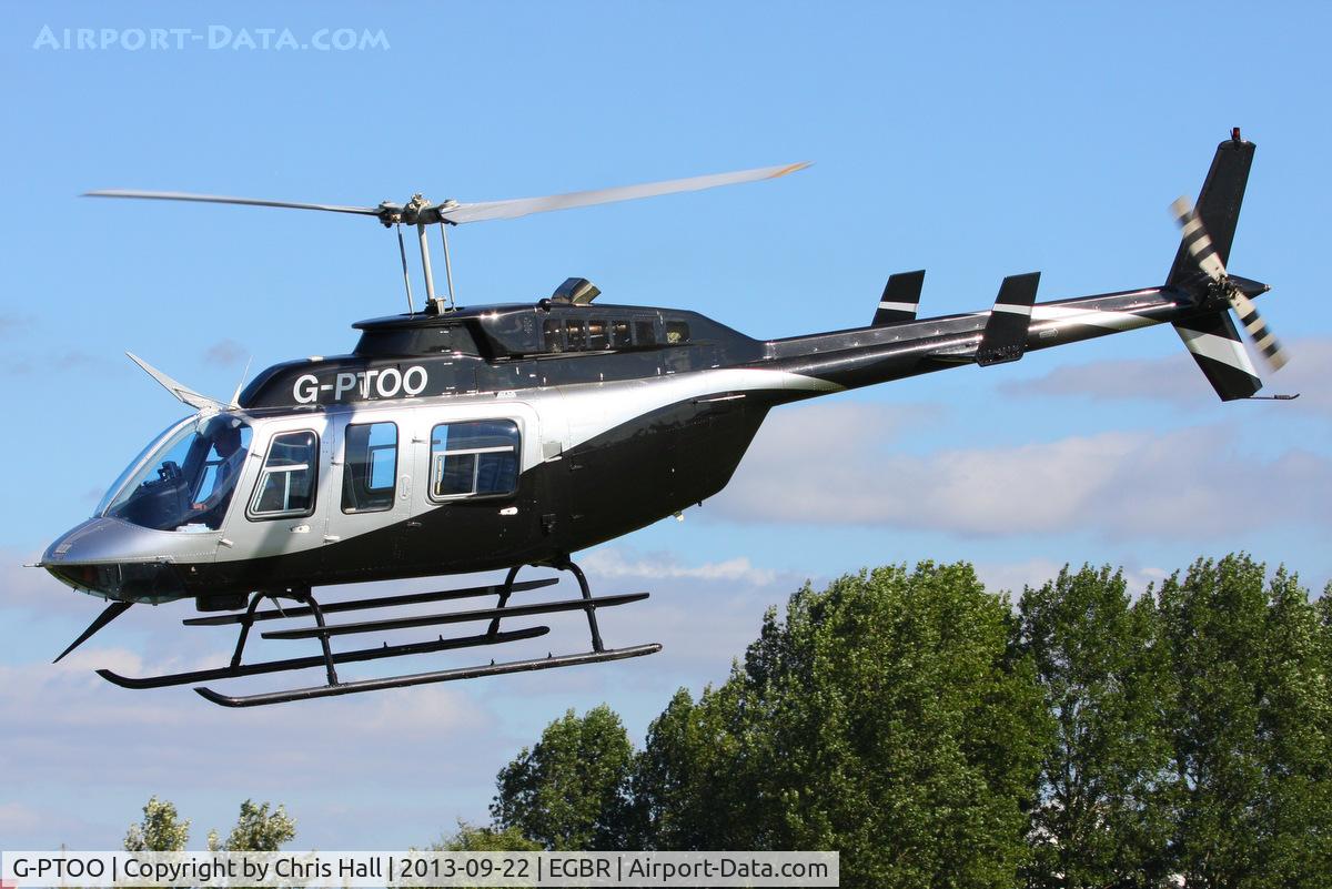 G-PTOO, 1995 Bell 206L-4 LongRanger IV LongRanger C/N 52132, at Breighton's Heli Fly-in, 2013