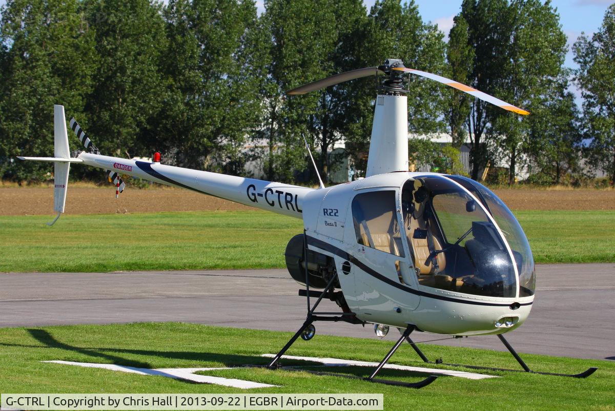 G-CTRL, 2004 Robinson R22 Beta C/N 3601, at Breighton's Heli Fly-in, 2013
