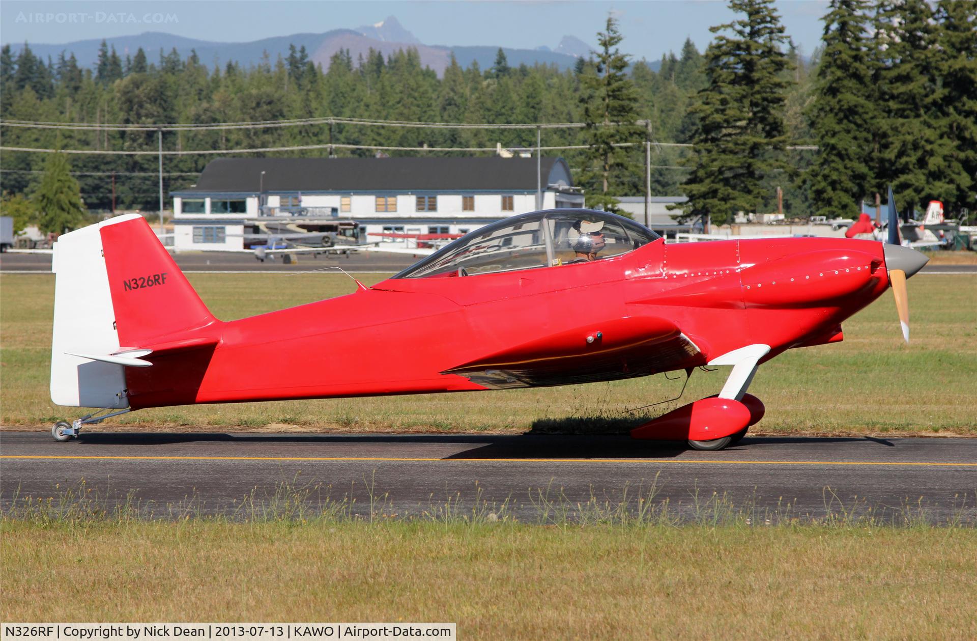 N326RF, 1988 Vans RV-4 C/N 508, KAWO/AWO